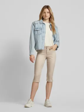 Angels Capribroek met elastische band, model 'Anna' in zand