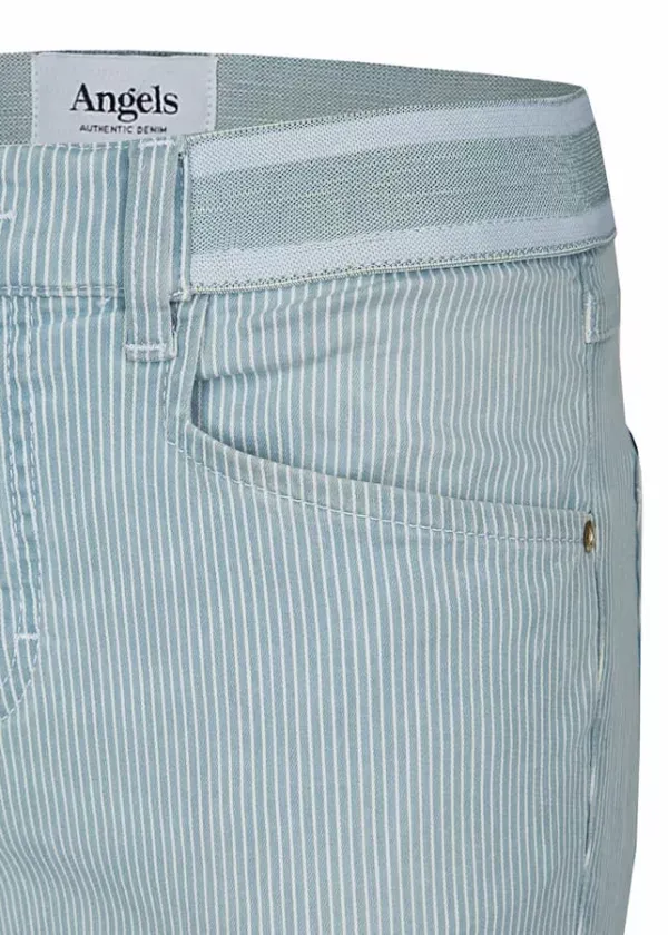 ANGELS JEANSWEAR ANKLE JEANS ORNELLA SPORTY  LIGHT BLUE USED