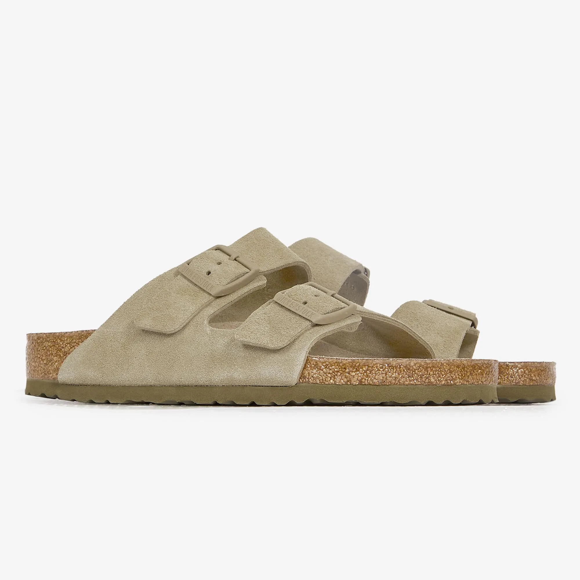 BIRKENSTOCK arizona suede faded khaki