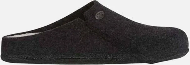 Birkenstock Zermatt anthracite regular vilt shearling cozy home