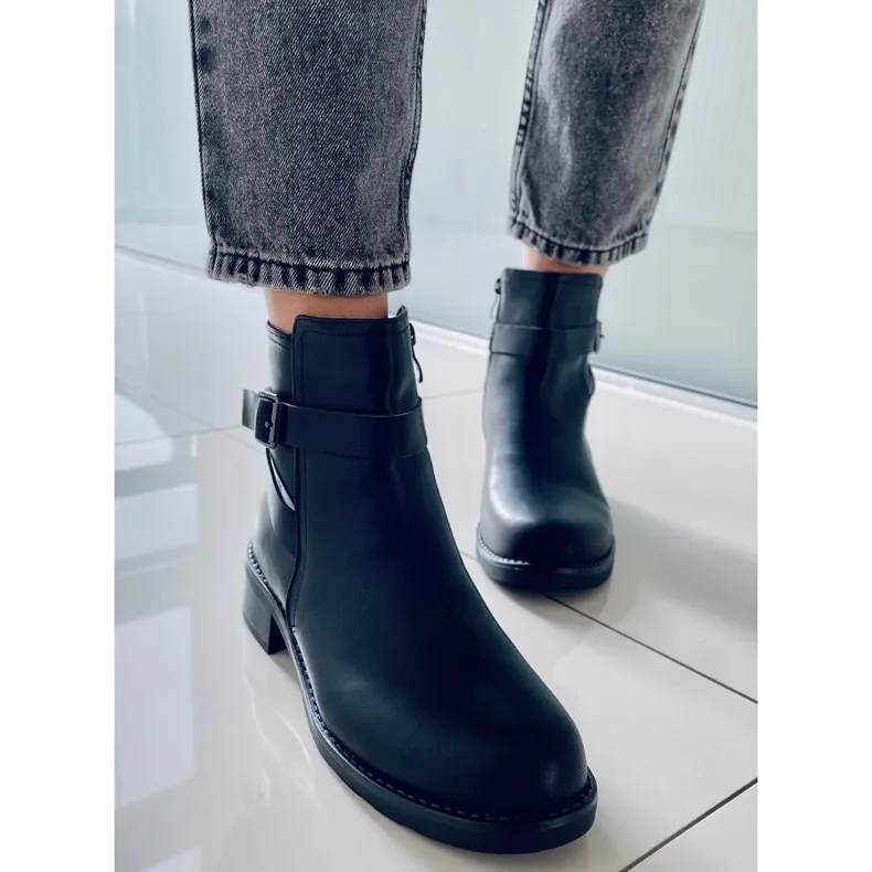 BM EFFEN CHELSEALAARZEN VOOR DAMES RUBIO BLACK ZWART