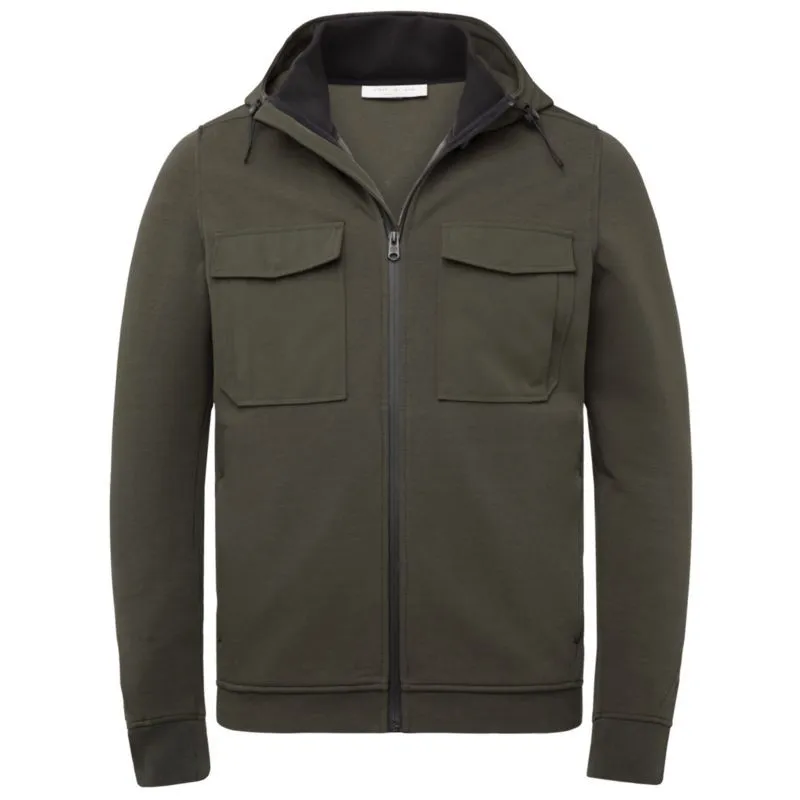 Cast Iron hooded jacket slim fit cotton rosin    