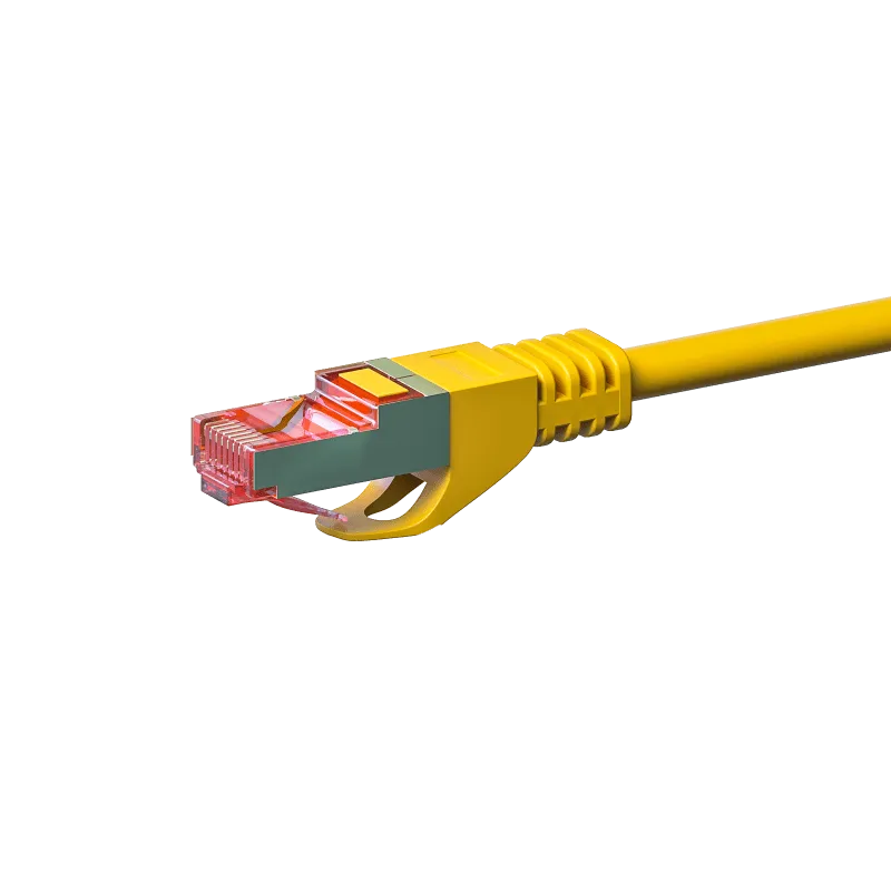 CAT6 S/FTP (PIMF) patchkabel 10m geel