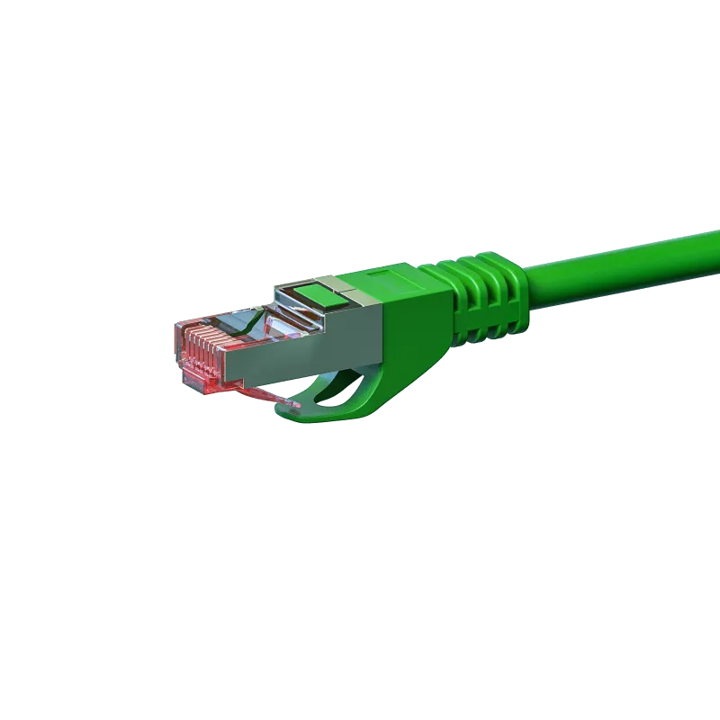 CAT6 S/FTP (PIMF) patchkabel 7,50m groen