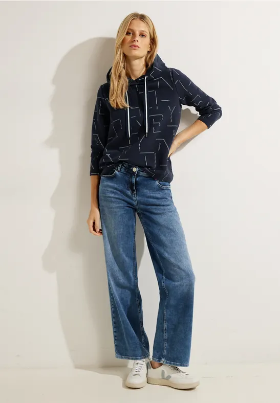 CECIL Ottoman jacquard shirt