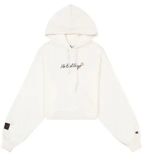 Champion Fashion Hoodie - Crop - Wit