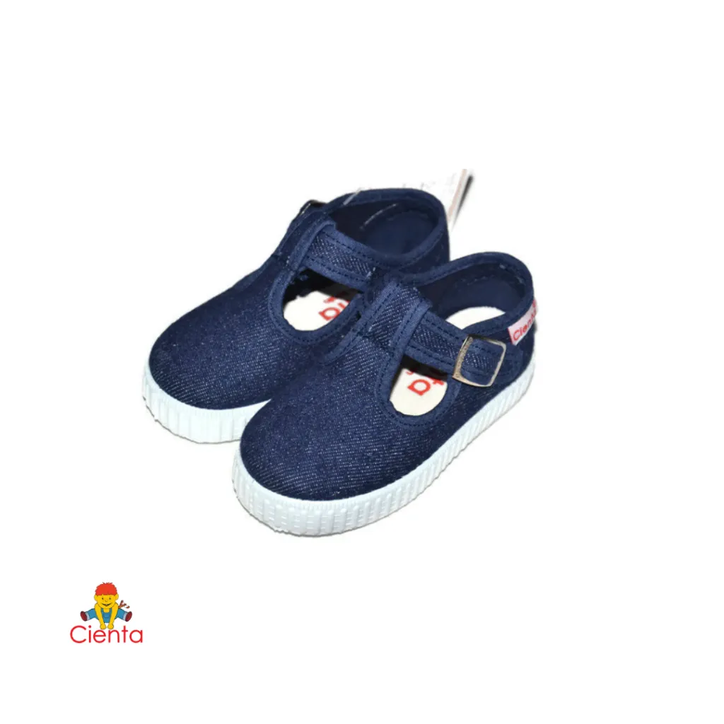 Cienta – canvas kinderschoen – denim