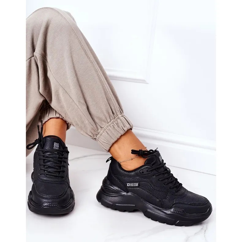 Dames Sportschoenen Big Star Zwart EE274462