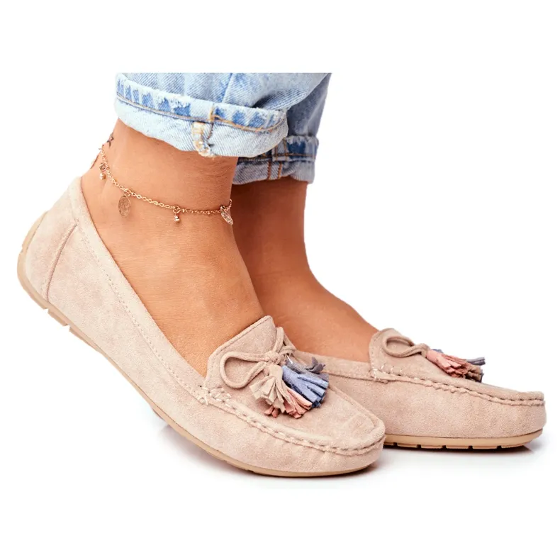 EVE DAMES INSTAPPERS SUèDE 20PB352003 BEIGE DONNA MIA