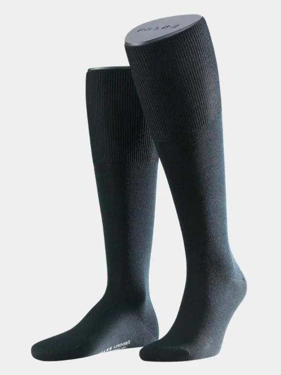 Falke Sokken zwart falke airport kh 15435/3000