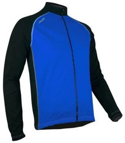 Fietsjack Unisex Windbreaker Kobalt/Zwart Maat S