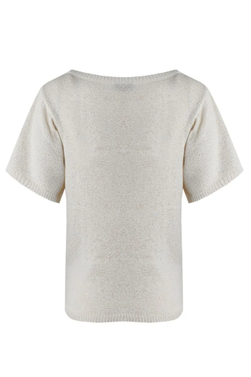 Fluresk Blossom Top Roomwit