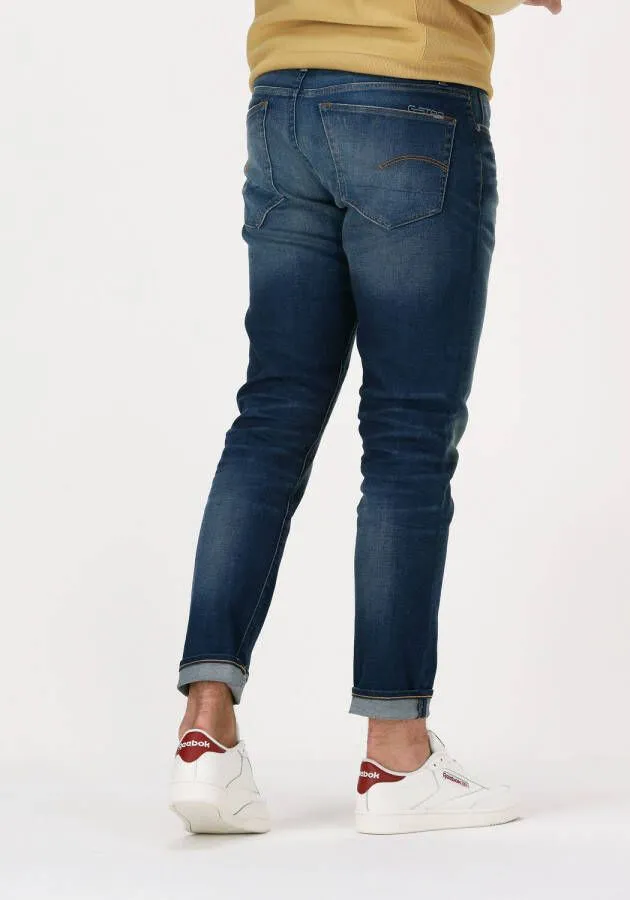 GSTAR 3301 SLIM JEANS SCHOONSTE STIJL IN DENIM ASSORTIMENT BLAUW HEREN