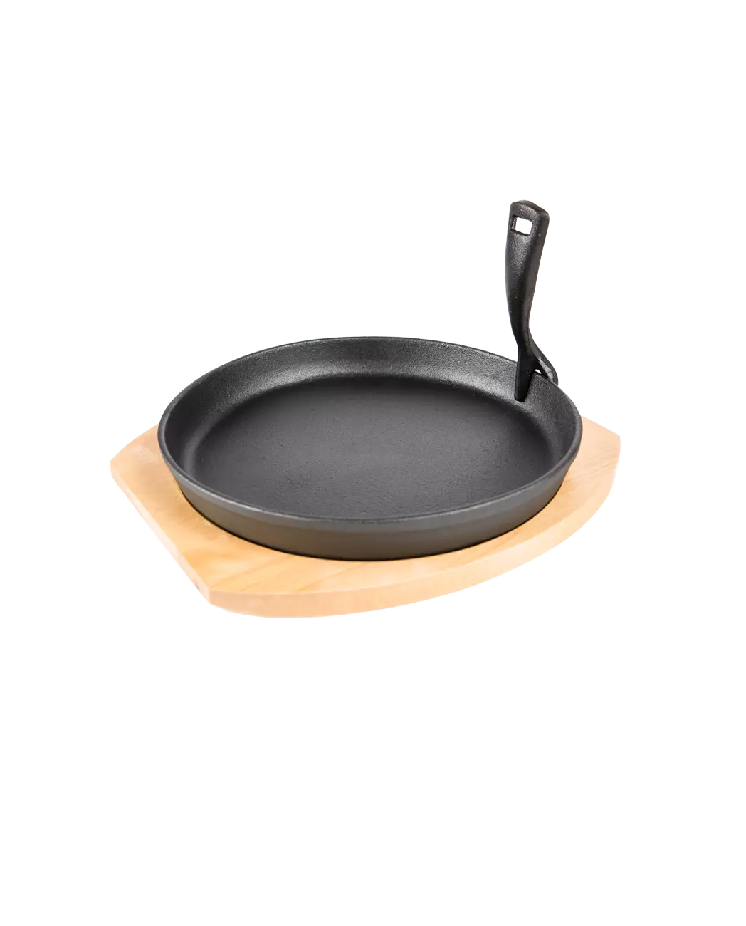 Grill Guru Cast Iron Cooking Plate & Holder