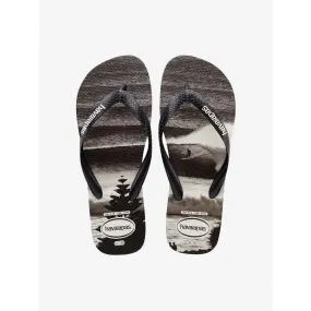 Havaianas top photoprint slipper black / black    