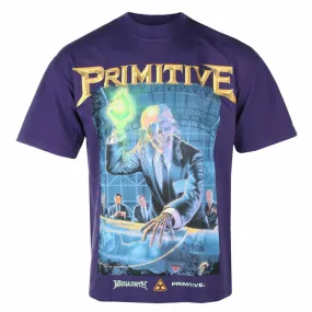 Heren T-shirt PRIMITIVE X MEGADETH - Rust In Peace - Purper