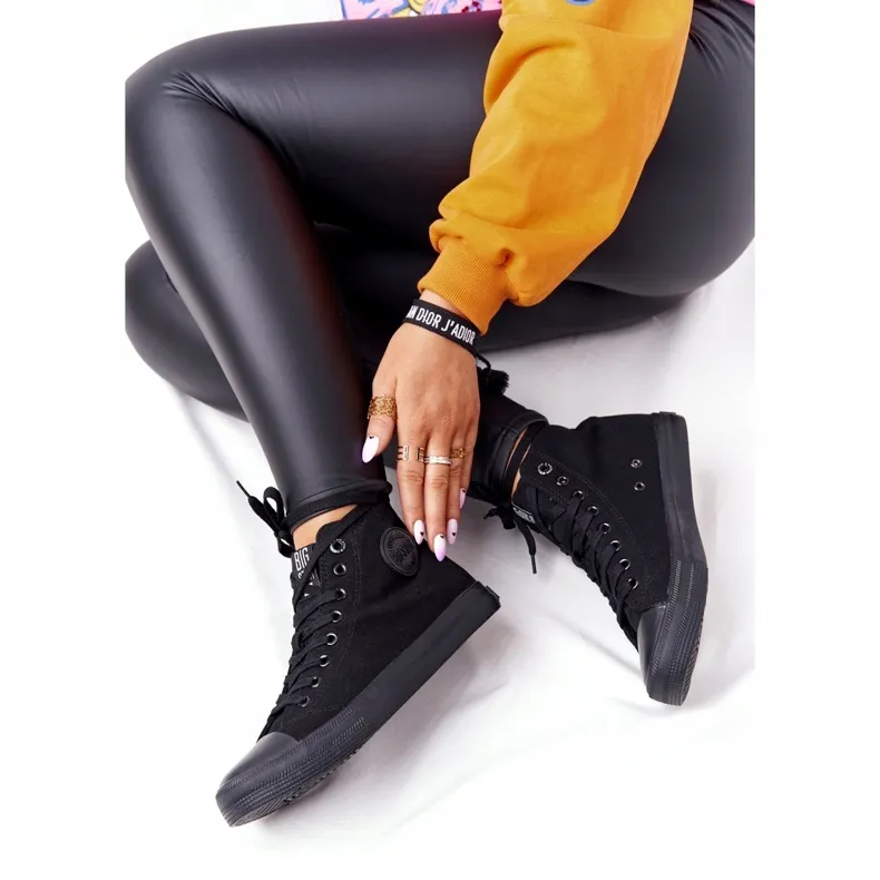 Hoge Sneakers Big Star FF274A170 Zwart