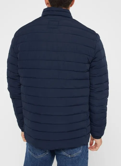      JACK & JONES JJERECYCLE PUFFER COLLAR  BLAUW   