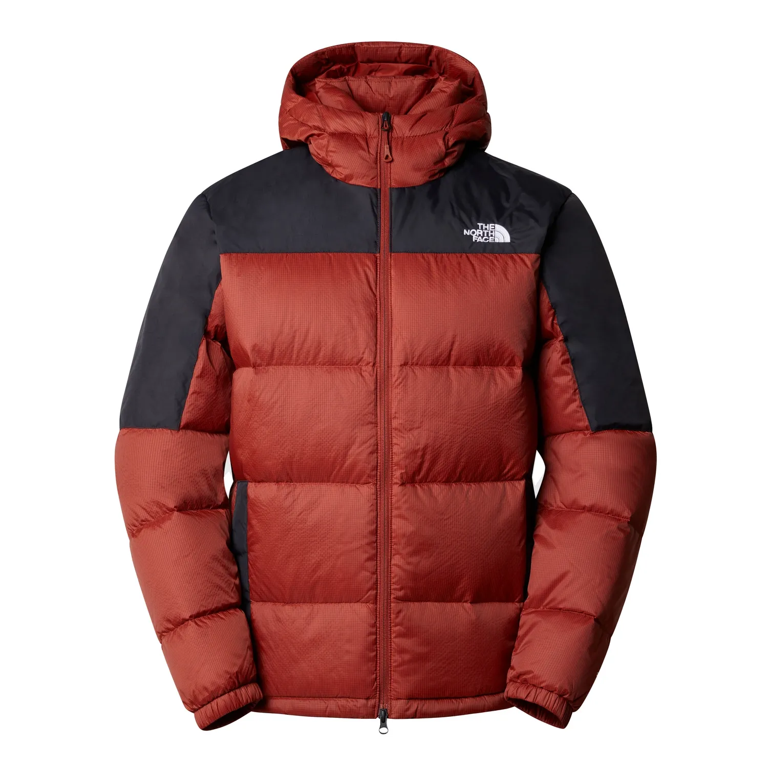 Jas The North Face Men Diablo Down Hoodie Brandy Brown TNF Black