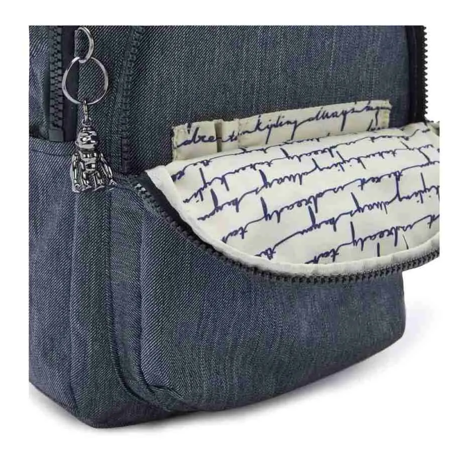 Kipling rugzak 14L Seoul S Active Denim