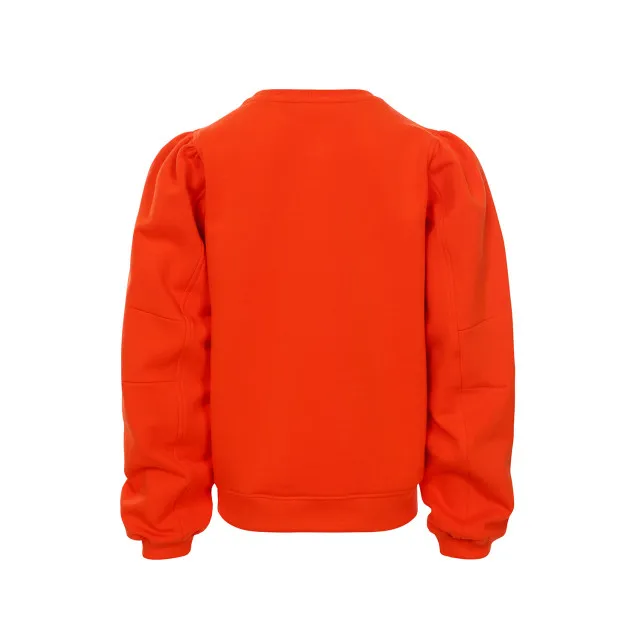Looxs Revolution Sweater fluo orange voor meisjes in de kleur
