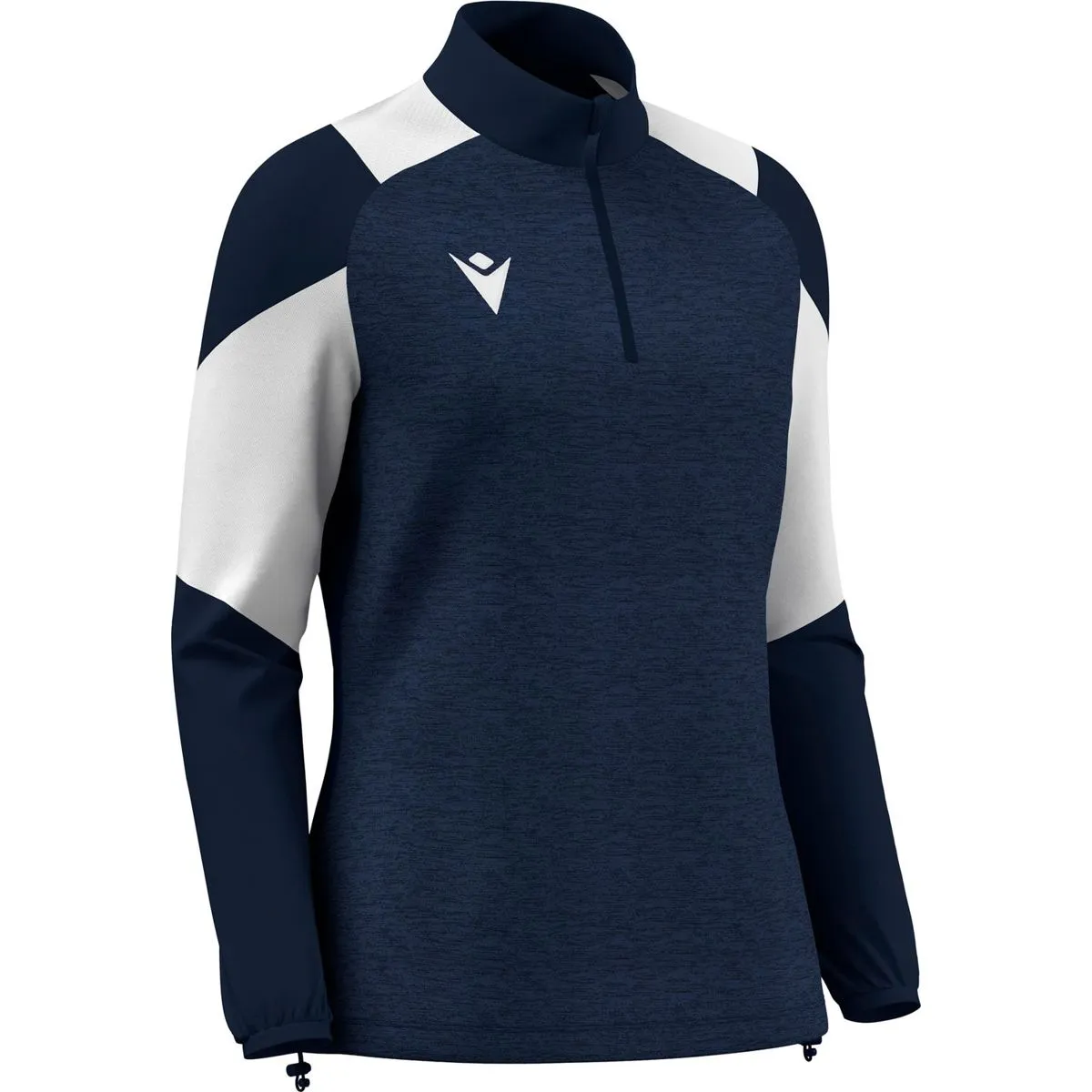 MACRON GLORY CHANTICO ZIPTOP KINDEREN  MARINE / WIT