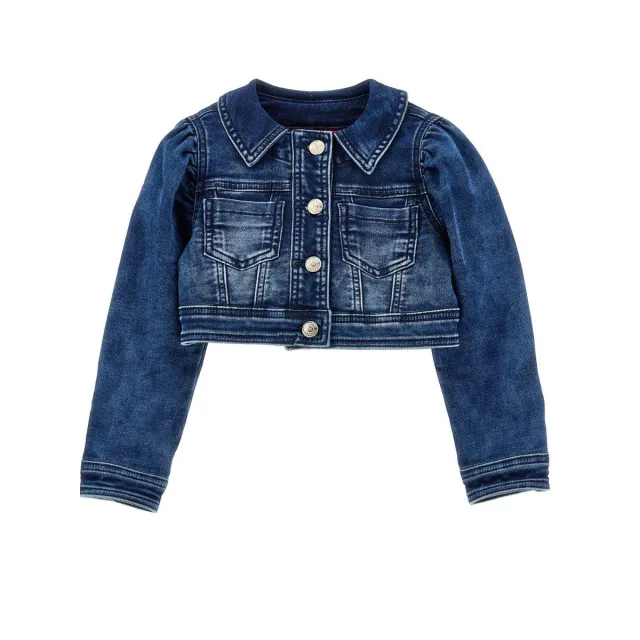 Monnalisa Giacchino jeans pop denim denim felpa