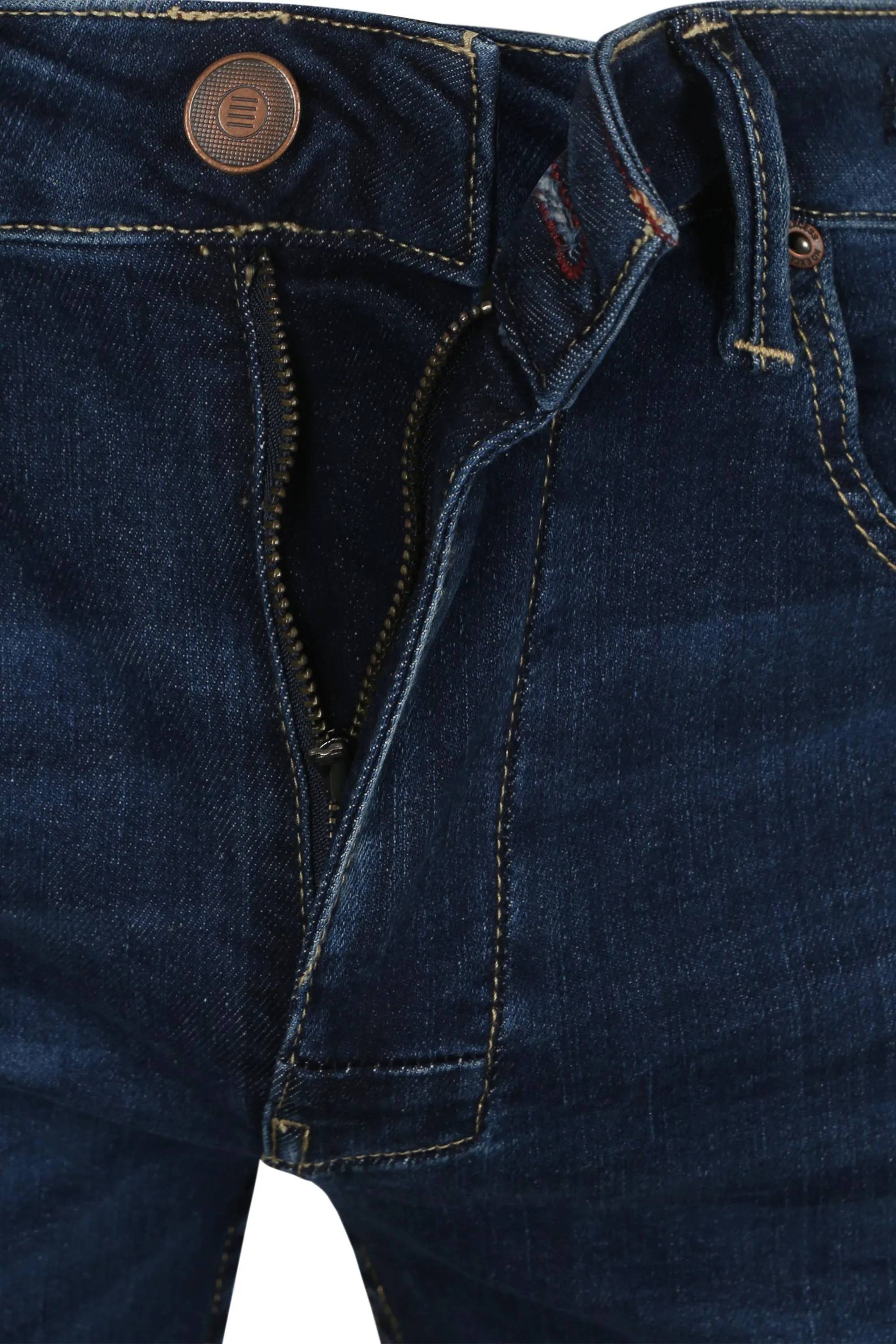 No Excess  Denim Short Donkerblauw