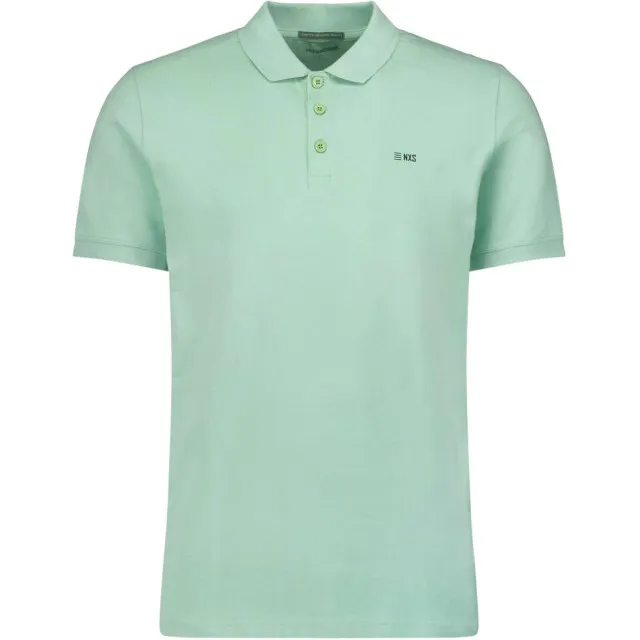 No Excess Polo korte mouw stretch mint