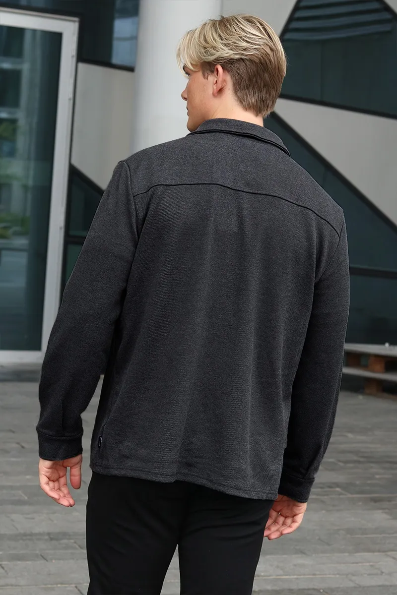   Only & Sons  Kodyl Overshirt Dark Grey Melange