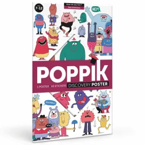 Poppik Discovery Stickerposter Emoties