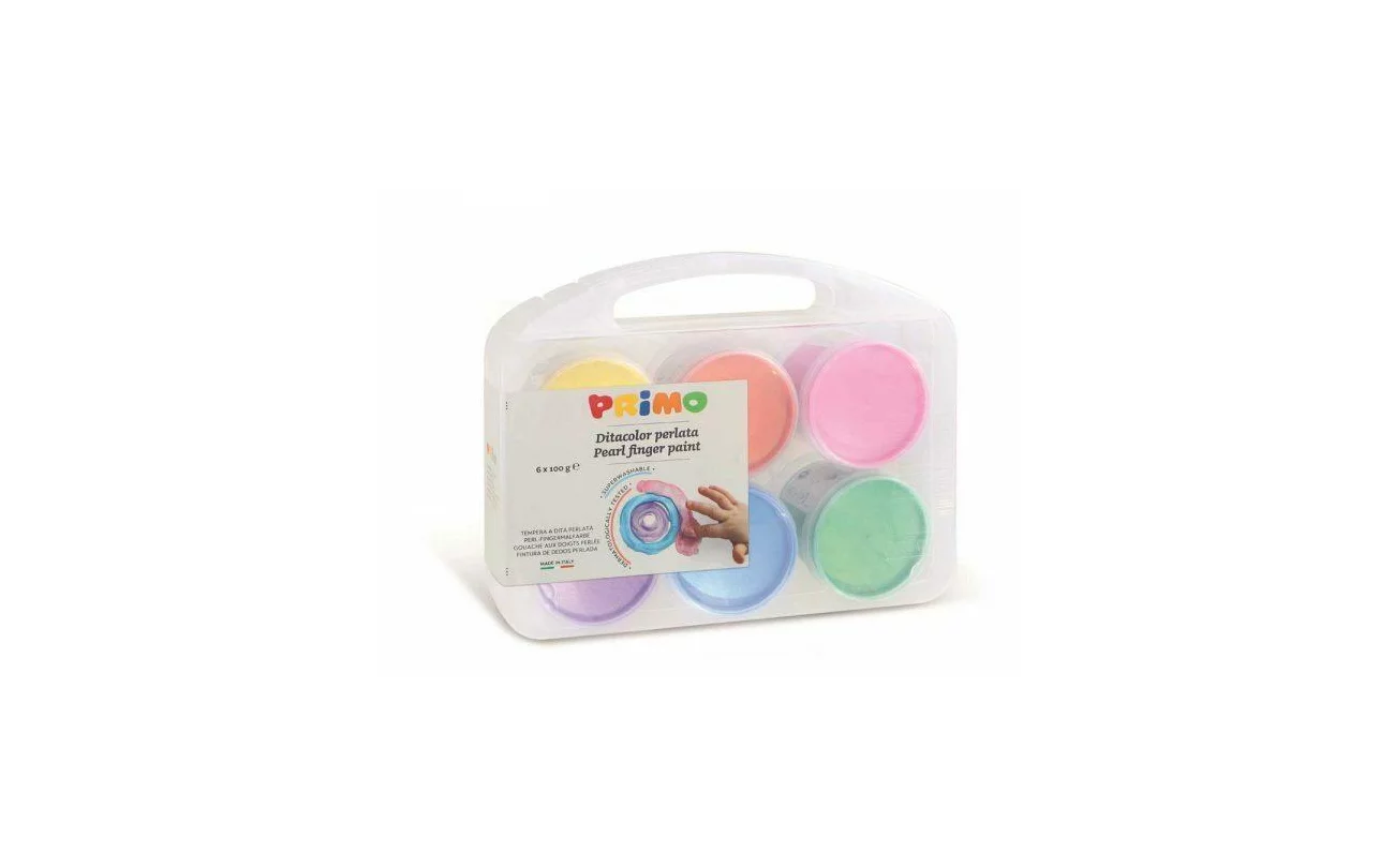 Primo Vingerverf Pastel 6x100ml in PVC k