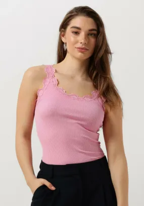 roze rosemunde top silk top w/ lace