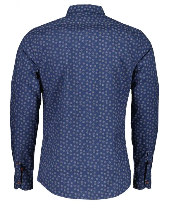 SCOTCH & SODA OVERHEMD  SLIM FIT  BLAUW