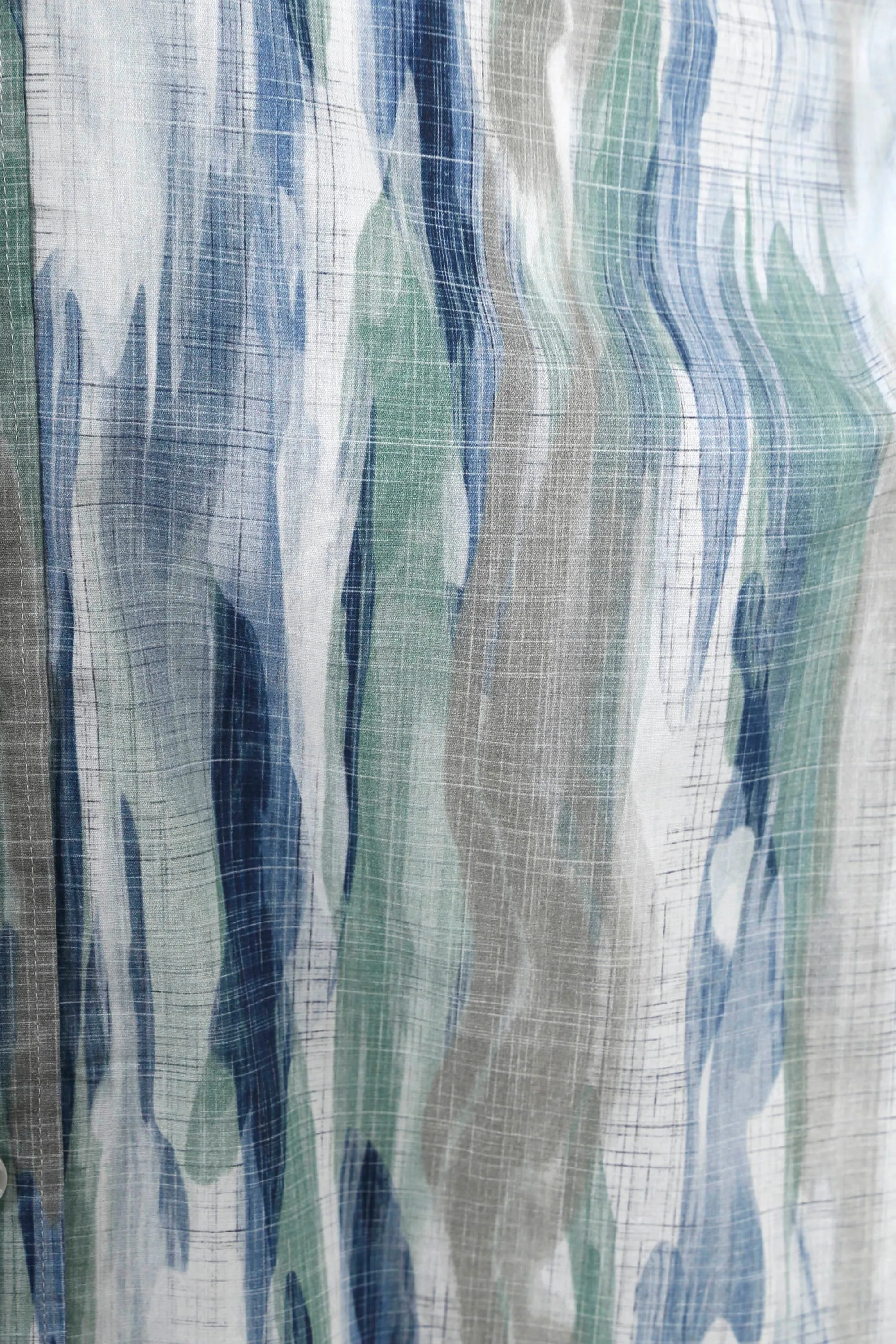 State of Art  Overhemd Print Blauw