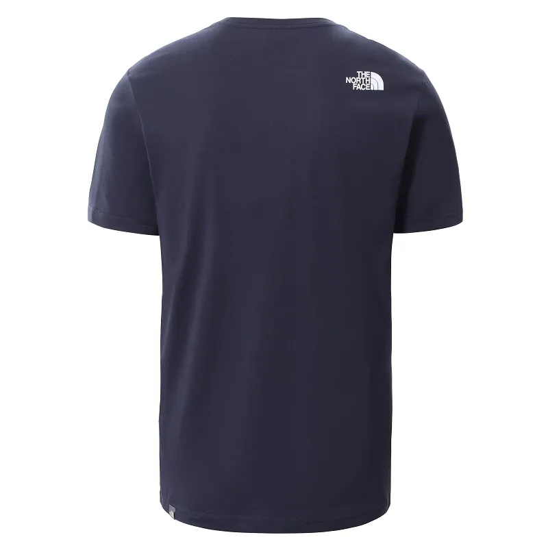 TSHIRT THE NORTH FACE MEN S/S NSE TEE URBAN NAVY ARROWWOOD YELLOW
