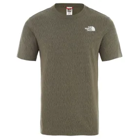 T-Shirt The North Face Men S/S Red Box Tee Burnt Olive Green