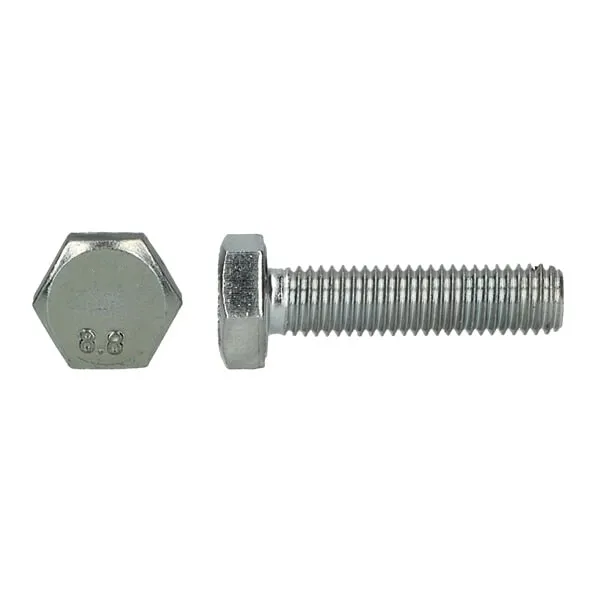 Tapbouten M 12 x  80 mm verzinkt 8.8  Din 933 verpakking   50 stuks