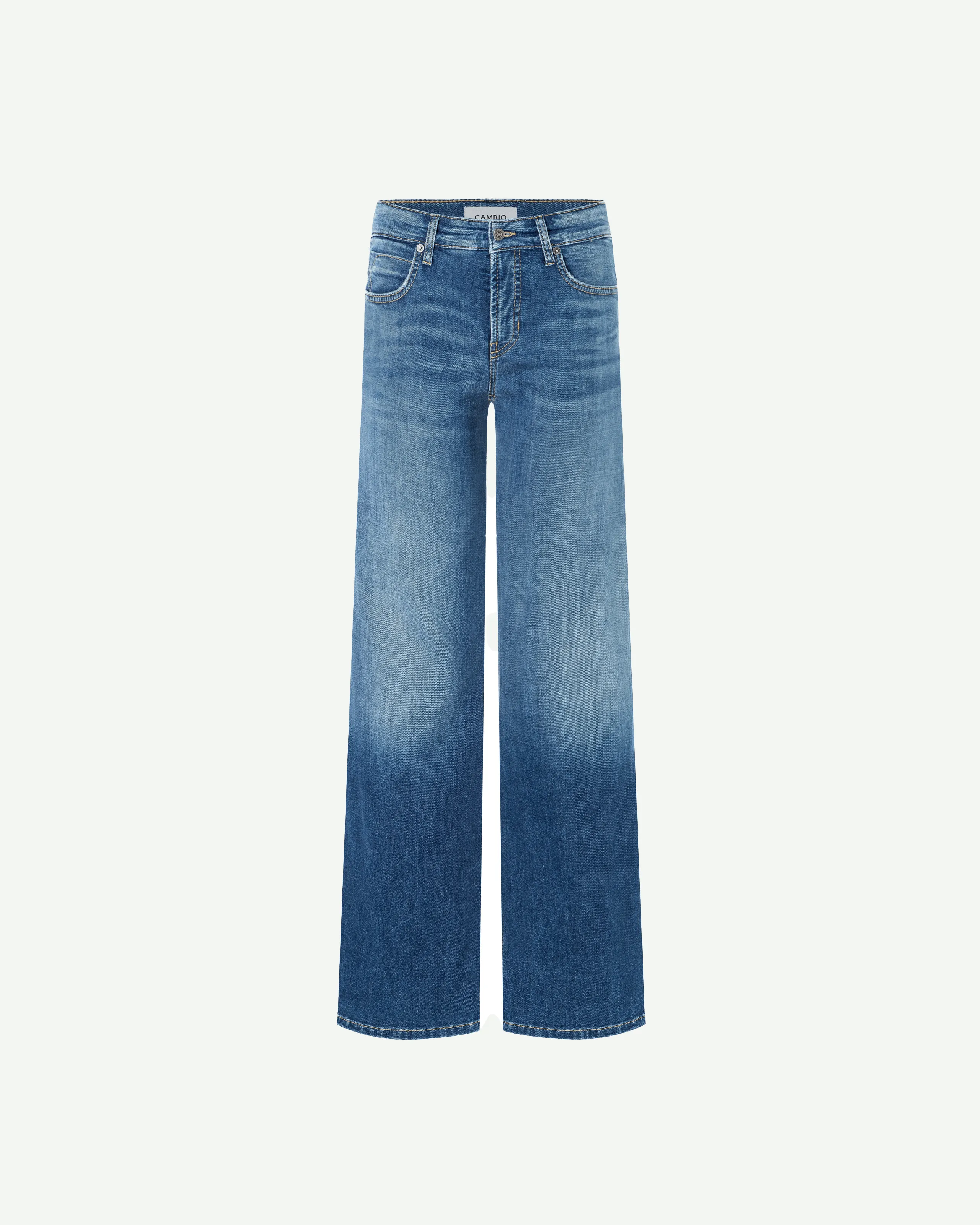 Tess wide leg jeans blauw Cambio