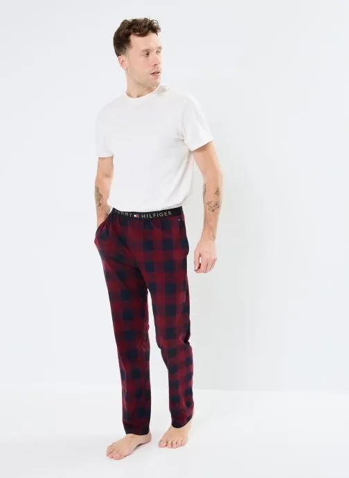      TOMMY HILFIGER JERSEY PJ PANT PRINT UM0UM03424  BORDEAUX   