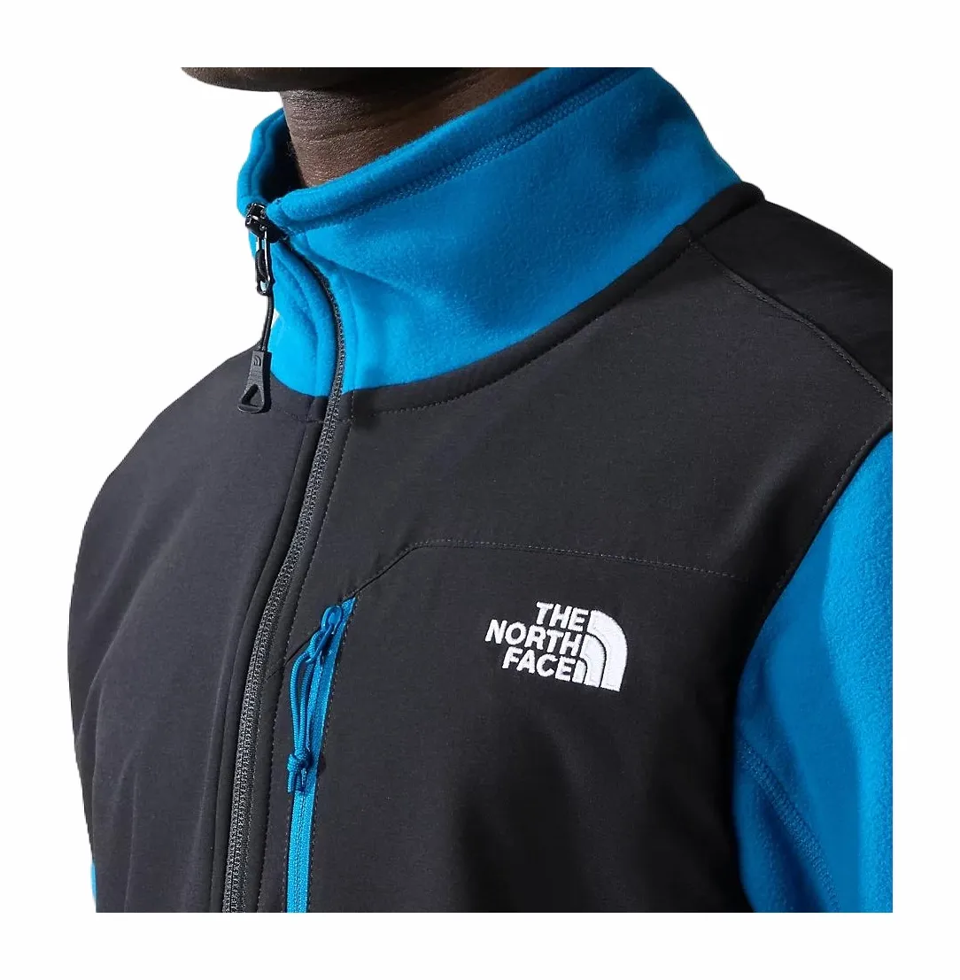 Trui The North Face Men Glacier Pro 1/4 Zip Adriatic Blue TNF Black