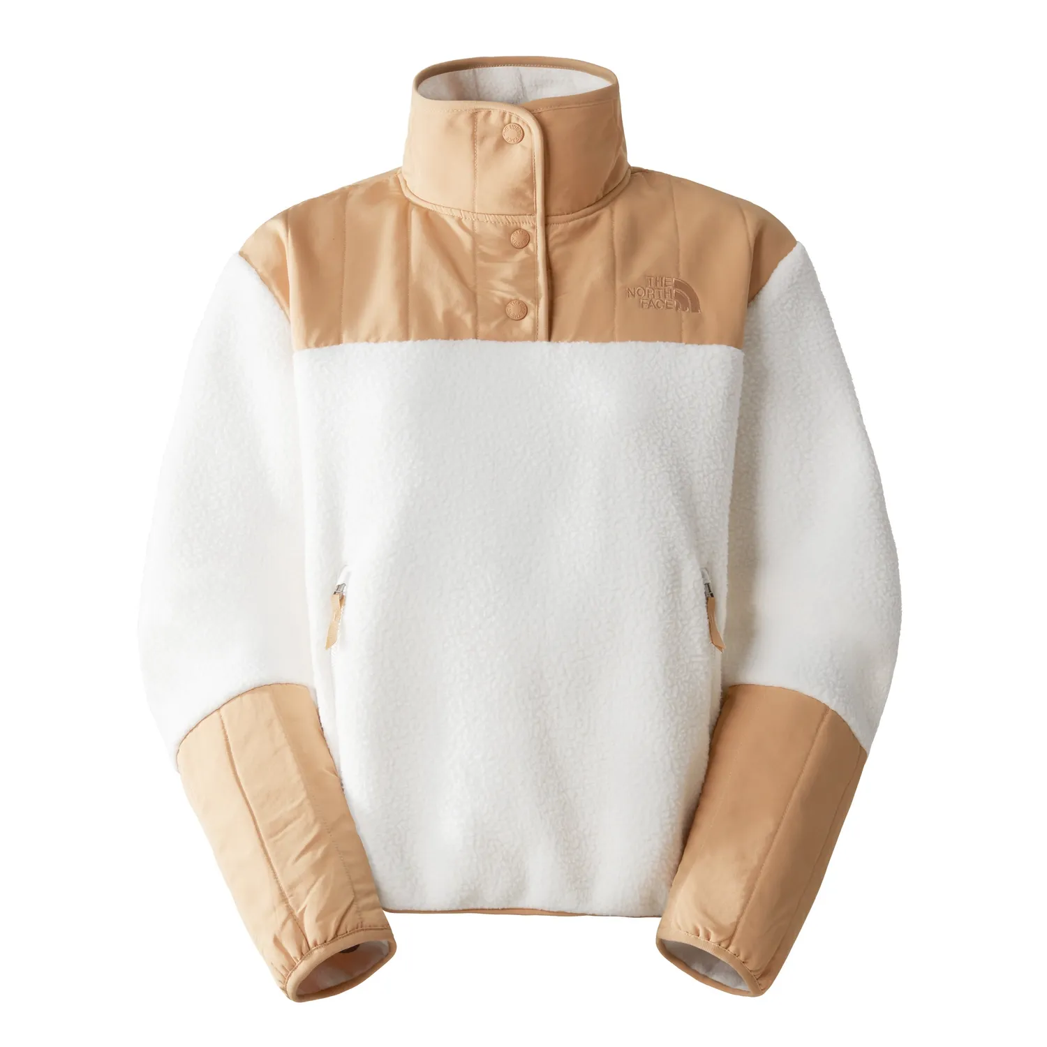 Trui The North Face Women Cragmont Fleece 1/4 Snap Gardeniawhite Almondbutter