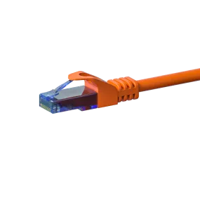 UTP CAT6a patchkabel 10m oranje - 100% koper