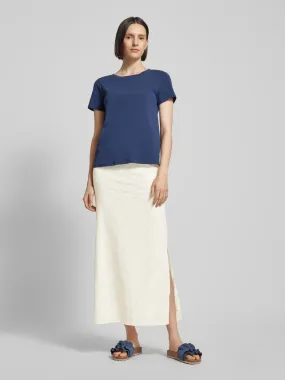 Vila Maxirok met elastische band, model 'DELEA' in offwhite