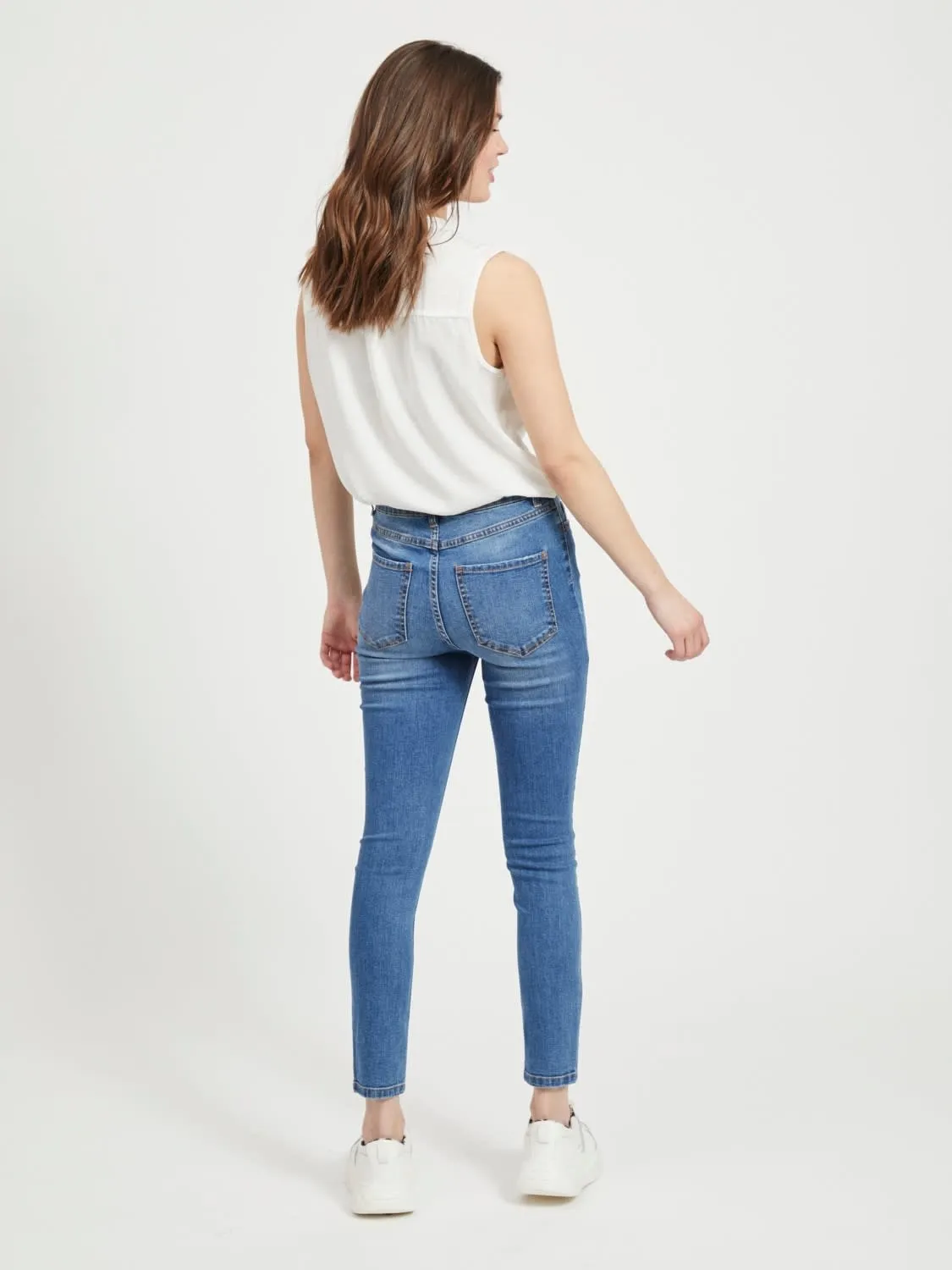 VILA VIEKKO HWSK 7/8 JEANS/SU MEDIUM BLUE