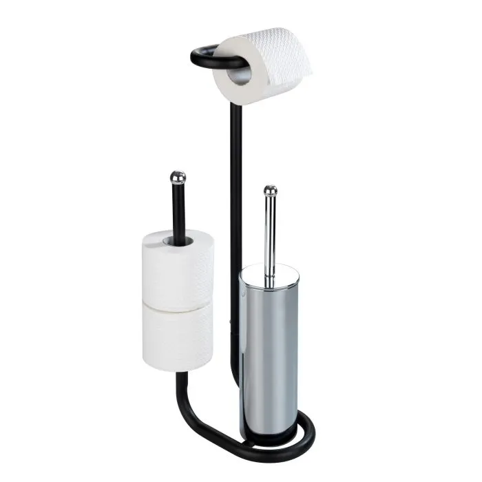 WENKO UNIVERSALO TOILETBORSTELHOUDER ZWART