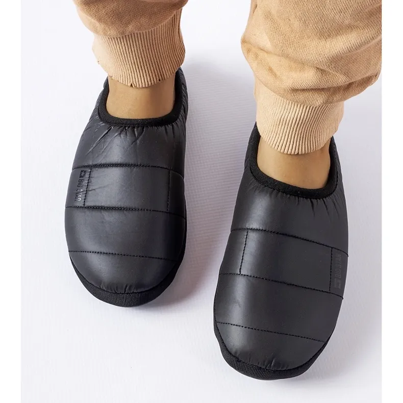 Zwarte geïsoleerde pantoffels Big Star KK274604